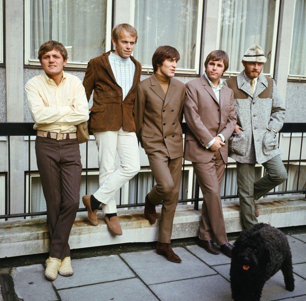 the beach boys standing in 1966